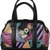 Bioworld Crossbody Handbags | Bioworld Nightmare Before Christmas Sally Stitched Dress Design Handbag