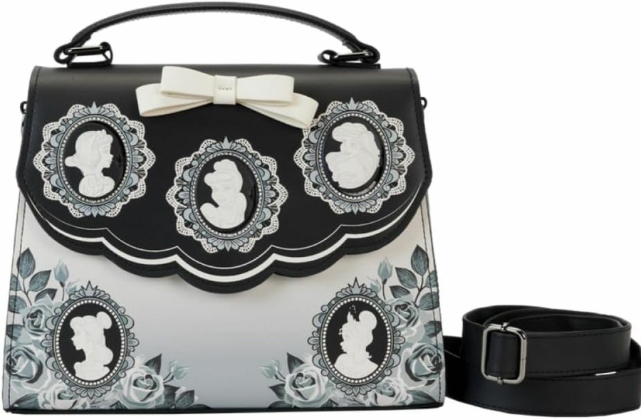 Loungefly Crossbody Handbags | Loungefly Disney Princess Cameo Portraits Crossbody Bag