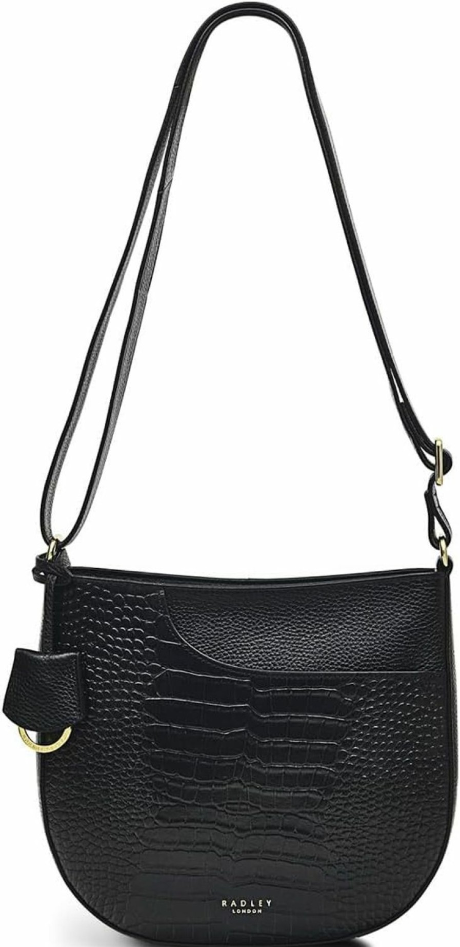 RADLEY Crossbody Handbags | Radley London London Pockets Faux Croc - Medium Ziptop Crossbody