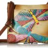 Anna by Anuschka Crossbody Handbags | Anna By Anuschka Women'S Leather Expandable Crossbody