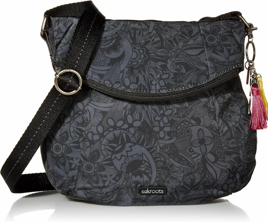 Sakroots Crossbody Handbags | Sakroots Eco-Twill Foldover Crossbody