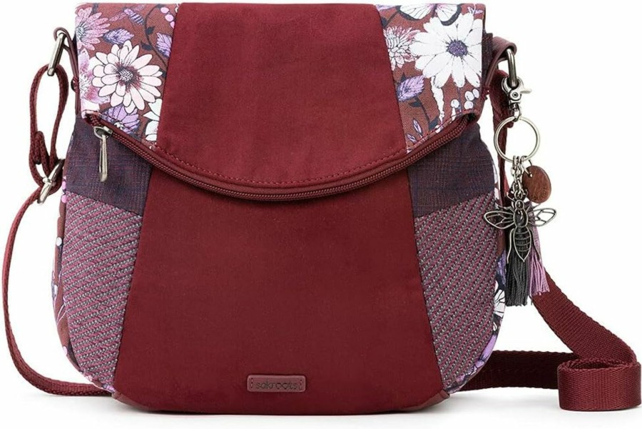 Sakroots Crossbody Handbags | Sakroots Foldover Crossbody Bag In Cotton Canvas