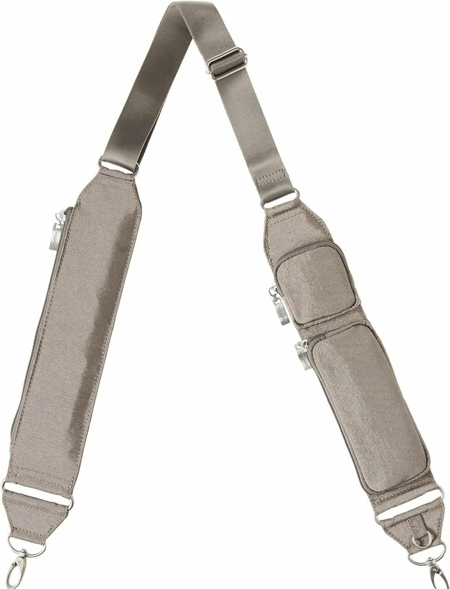 Baggallini Crossbody Handbags | Baggallini Womens Utility Crossbody Strap, Sterling Shimmer