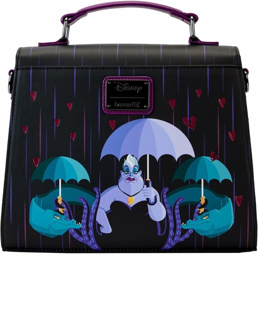 Loungefly Crossbody Handbags | Loungefly Disney Villains Curse Your Hearts Crossbody Bag | Disney Villains Bags