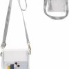 LZXYBIN Crossbody Handbags | Lzxybin Clear Purse Stadium Approved, Small Cute Clear Gameday Handbags See Through Purse Transparent Crossbody Bag For Women