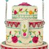 Mary Frances Crossbody Handbags | Mary Frances Layers Of Love Beaded Top Handle Wedding Cake Bridal Handbag