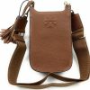 Tory Burch Crossbody Handbags | Tory Burch Women'S Thea Cellphone Crossbody (Moose)