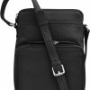 ili New York Crossbody Handbags | Ili New York - Leather Shoulder Handbag W/Side Organizer - Soft, Smooth Leather Handbag W/Rfid Blocking Lining