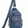 Wrangler Crossbody Handbags | Wrangler Sling Backpack Purse Crossbody Shoulder Bag With Adjustable Strap