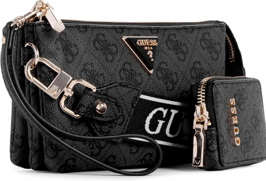 GUESS Crossbody Handbags | Guess Latona Mini Triple Compartment Top Zip