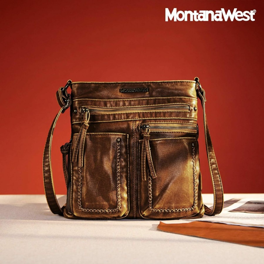 Montana West Crossbody Handbags | Montana West Crossbody Bag For Women Shoulder Multi Pocket Purse Ladies