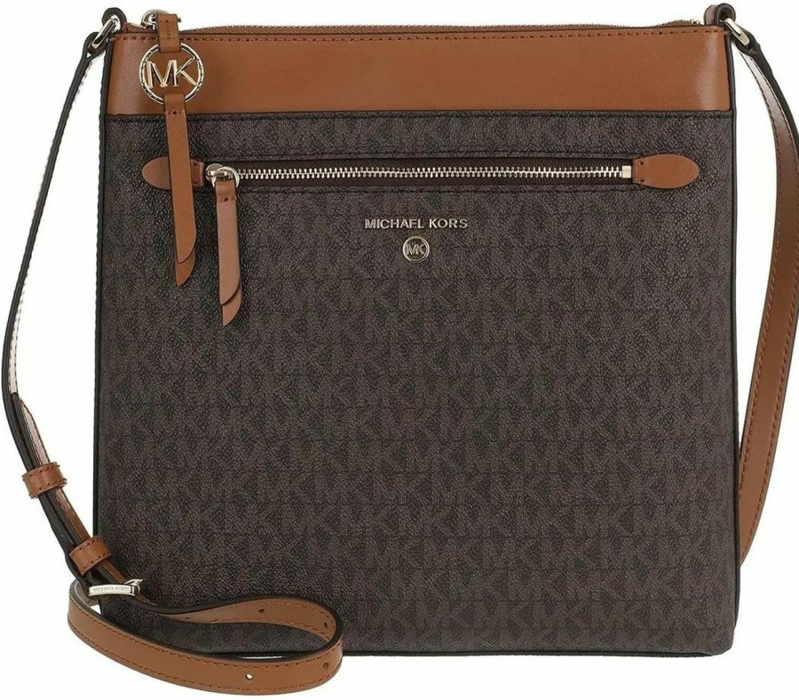 Michael Kors Crossbody Handbags | Michael Kors Jet Set Charm Large North/South Flat Crossbody