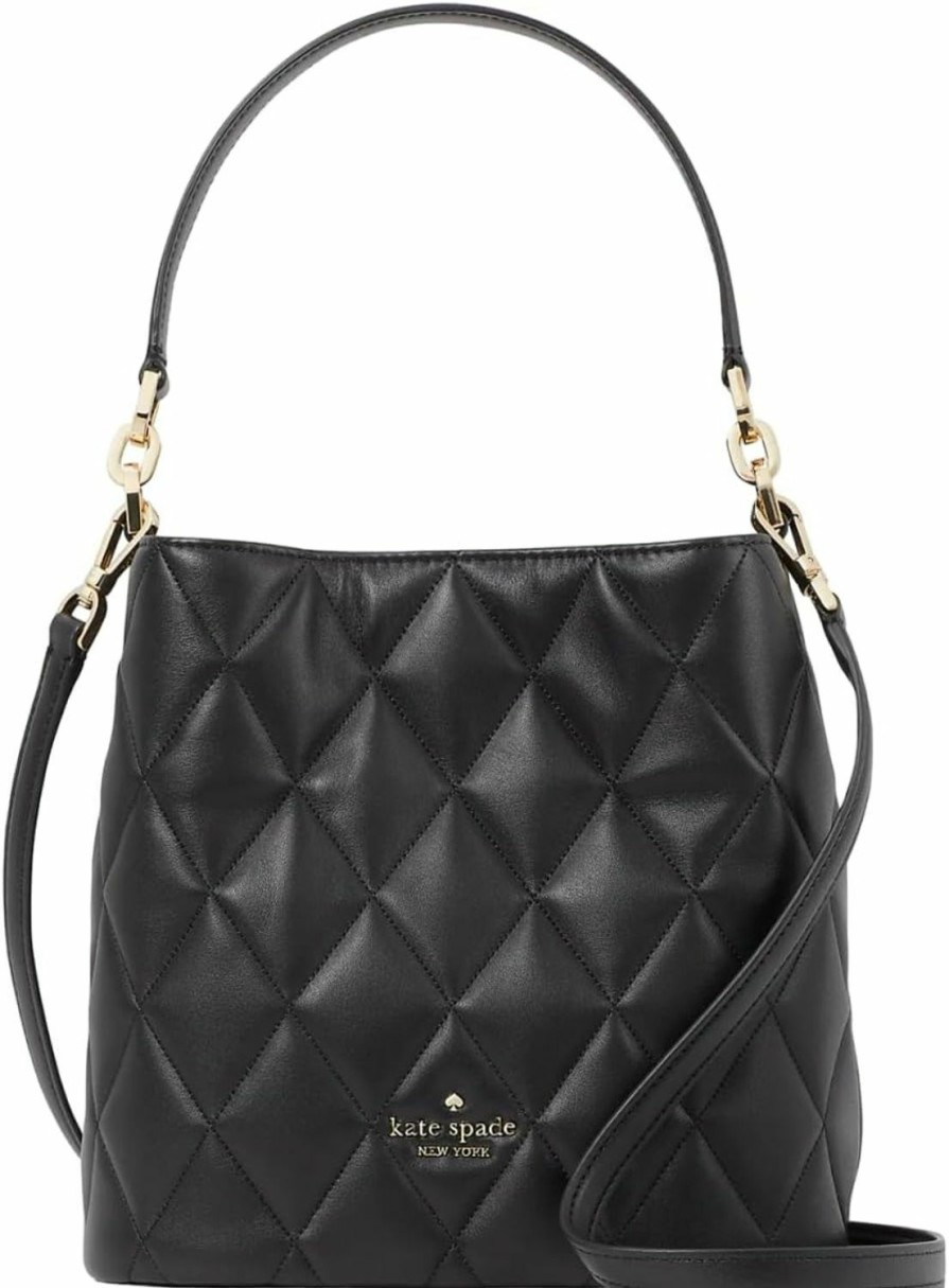 Kate Spade New York Crossbody Handbags | Kate Spade New York Carey Bucket Bag (Black)