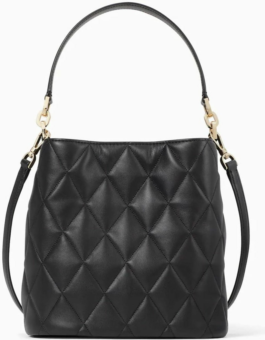 Kate Spade New York Crossbody Handbags | Kate Spade New York Carey Bucket Bag (Black)