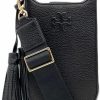 Tory Burch Crossbody Handbags | Tory Burch Women'S Thea Cellphone Crossbody (Black)