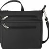 Travelon Crossbody Handbags | Travelon Anti-Theft Essential North/South Bag - Small Nylon Crossbody For Travel & Everyday