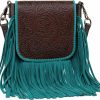 Montana West Crossbody Handbags | Montana West Western Crossbody Bags For Women Cowgirl Small Tooled Fringe Leather Purse