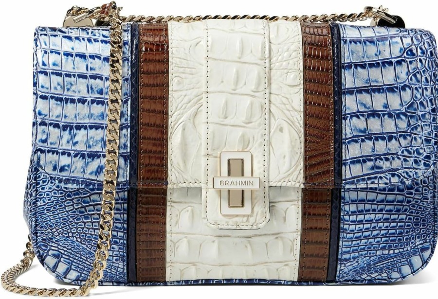 BRAHMIN Crossbody Handbags | Brahmin Rosalie, Coastal Blue