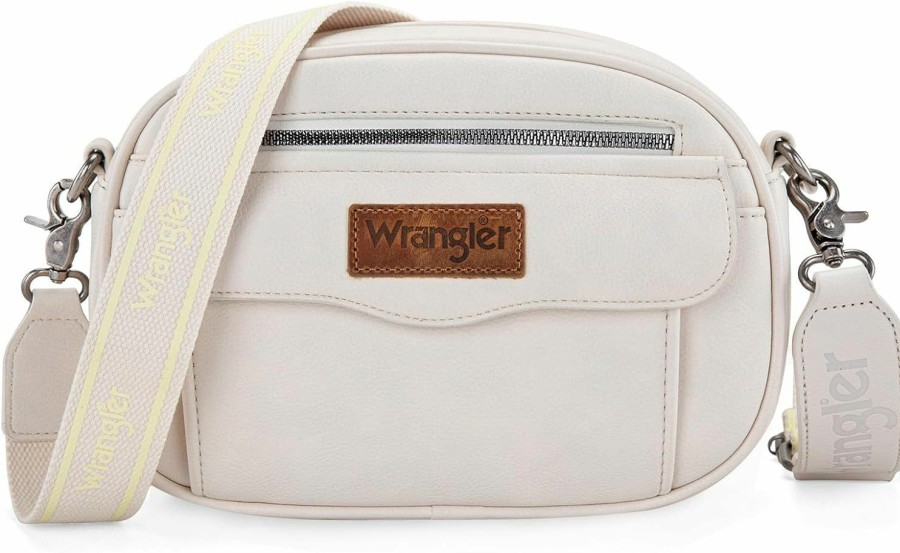 Wrangler Crossbody Handbags | Wrangler Crossbody Purses For Women Trendy Camera Snapshot Bag With Wide Strap