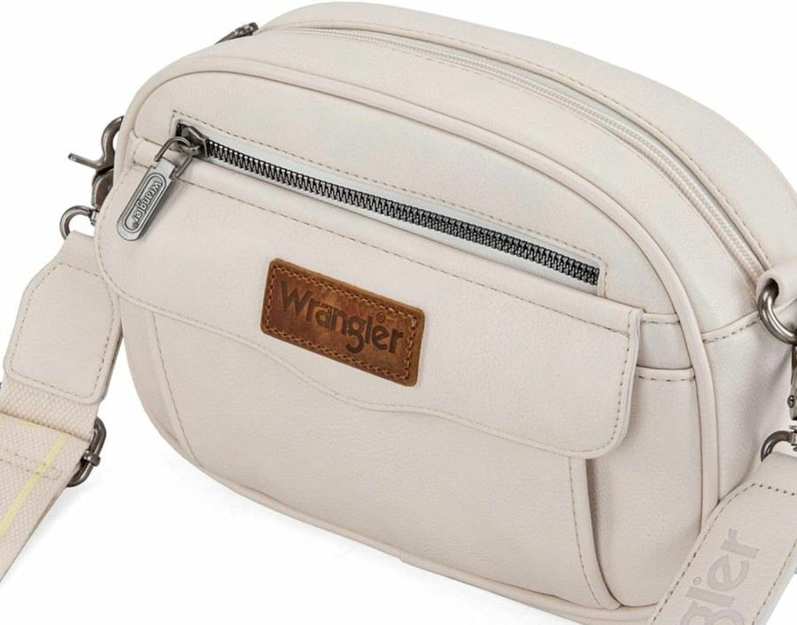 Wrangler Crossbody Handbags | Wrangler Crossbody Purses For Women Trendy Camera Snapshot Bag With Wide Strap