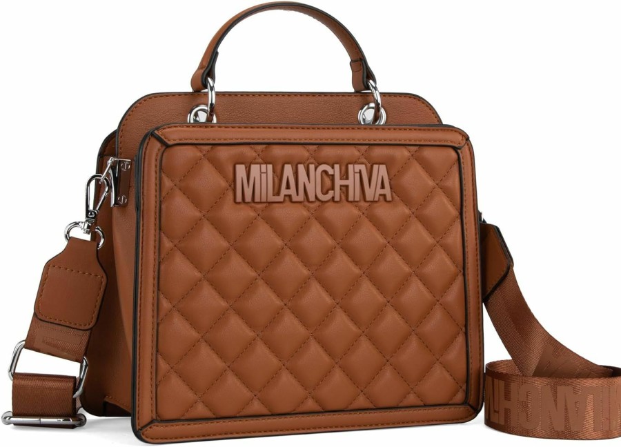 Milan Chiva Crossbody Handbags | Milan Chiva Small Crossbody Bags For Women Perky Quilted Handbags With Coin Purse