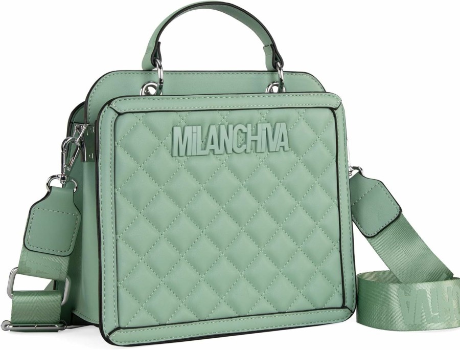 Milan Chiva Crossbody Handbags | Milan Chiva Small Crossbody Bags For Women Perky Quilted Handbags With Coin Purse