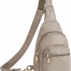 CLUCI Crossbody Handbags | Cluci Small Sling Bag For Women, Leather Crossbody Fanny Packs Trendy, Women'S Chest Bag