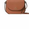 Kate Spade New York Crossbody Handbags | Kate Spade Leila Mini Flap Crossbody (Warm Ginger)