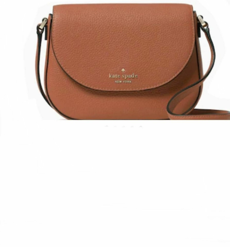 Kate Spade New York Crossbody Handbags | Kate Spade Leila Mini Flap Crossbody (Warm Ginger)