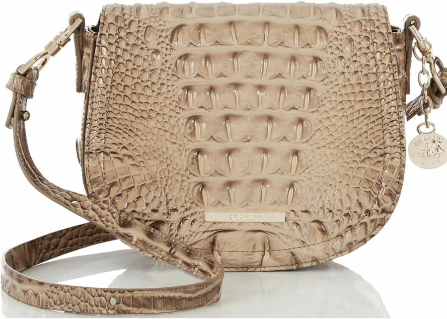 BRAHMIN Crossbody Handbags | Brahmin Briar - Sesame Ombre Melbourne