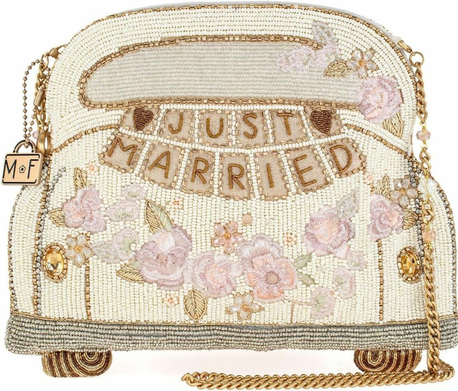 Mary Frances Crossbody Handbags | Mary Frances Just Married, Ivory