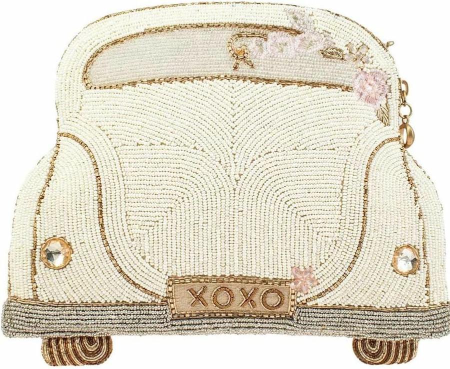 Mary Frances Crossbody Handbags | Mary Frances Just Married, Ivory