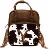 Buckle-Down Crossbody Handbags | Paramount Network Bag, Cross Body, Yellowstone Dutton Ranch Cowboy Cowhide, Distressed Brown, Vegan Leather