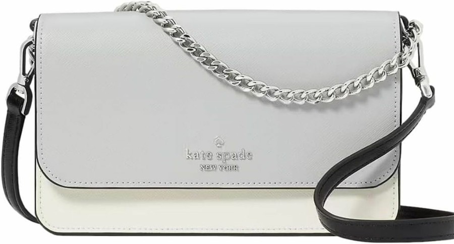 Kate Spade New York Crossbody Handbags | Kate Spade New York Women'S Madison Saffiano Leather Small Flap Crossbody Bag Purse