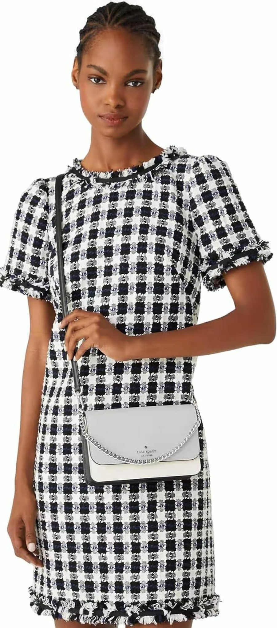 Kate Spade New York Crossbody Handbags | Kate Spade New York Women'S Madison Saffiano Leather Small Flap Crossbody Bag Purse