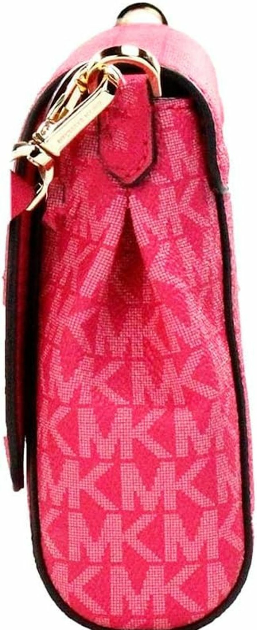 Michael Kors Crossbody Handbags | Michael Kors Medium Logo Convertible Crossbody Bag (Electric Pink)