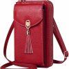 HUANLANG Crossbody Handbags | Huanlang Small Crossbody Phone Bags For Women Leather Cell Phone Purse Wallet