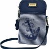 inOne Crossbody Handbags | Anchor Crossbody Bag Nautical Iphone Cell Phone Purse Bag Pu Leather Canvas Handbag For Smartphone Credit Card Passport Keys