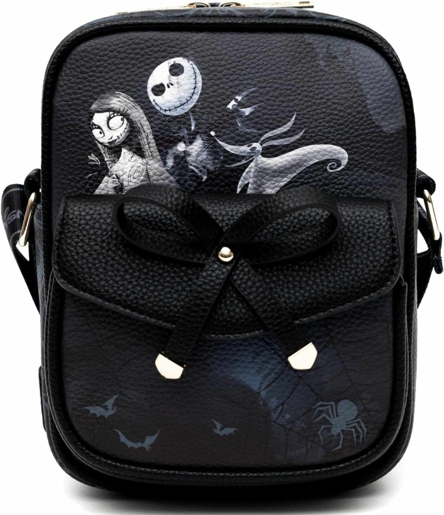 Wondapop Crossbody Handbags | Wondapop Disney Nightmare Before Christmas Luxe 8\" Crossbody Bag