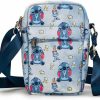 Buckle-Down Crossbody Handbags | Disney Bag, Cross Body, Lilo And Stitch, Stitch Scrump And Ducks Collage, Blue, Vegan Leather