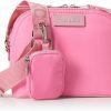 Steve Madden Crossbody Handbags | Steve Madden Daren Nylon Dome Crossbody Bag, Light Pink