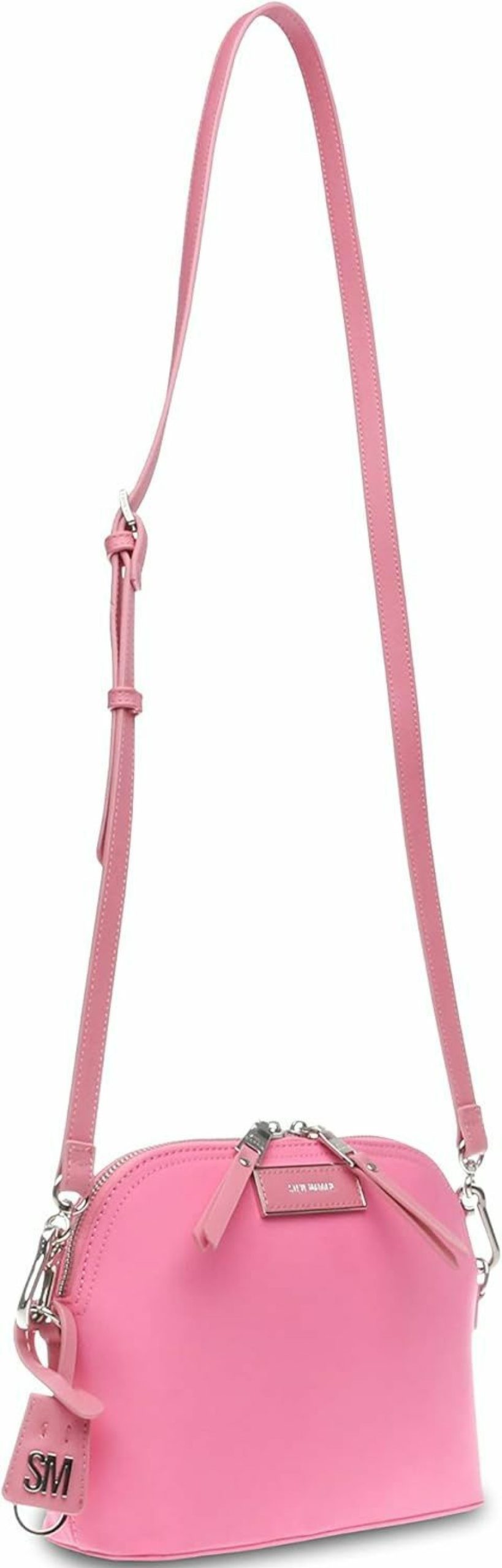 Steve Madden Crossbody Handbags | Steve Madden Daren Nylon Dome Crossbody Bag, Light Pink