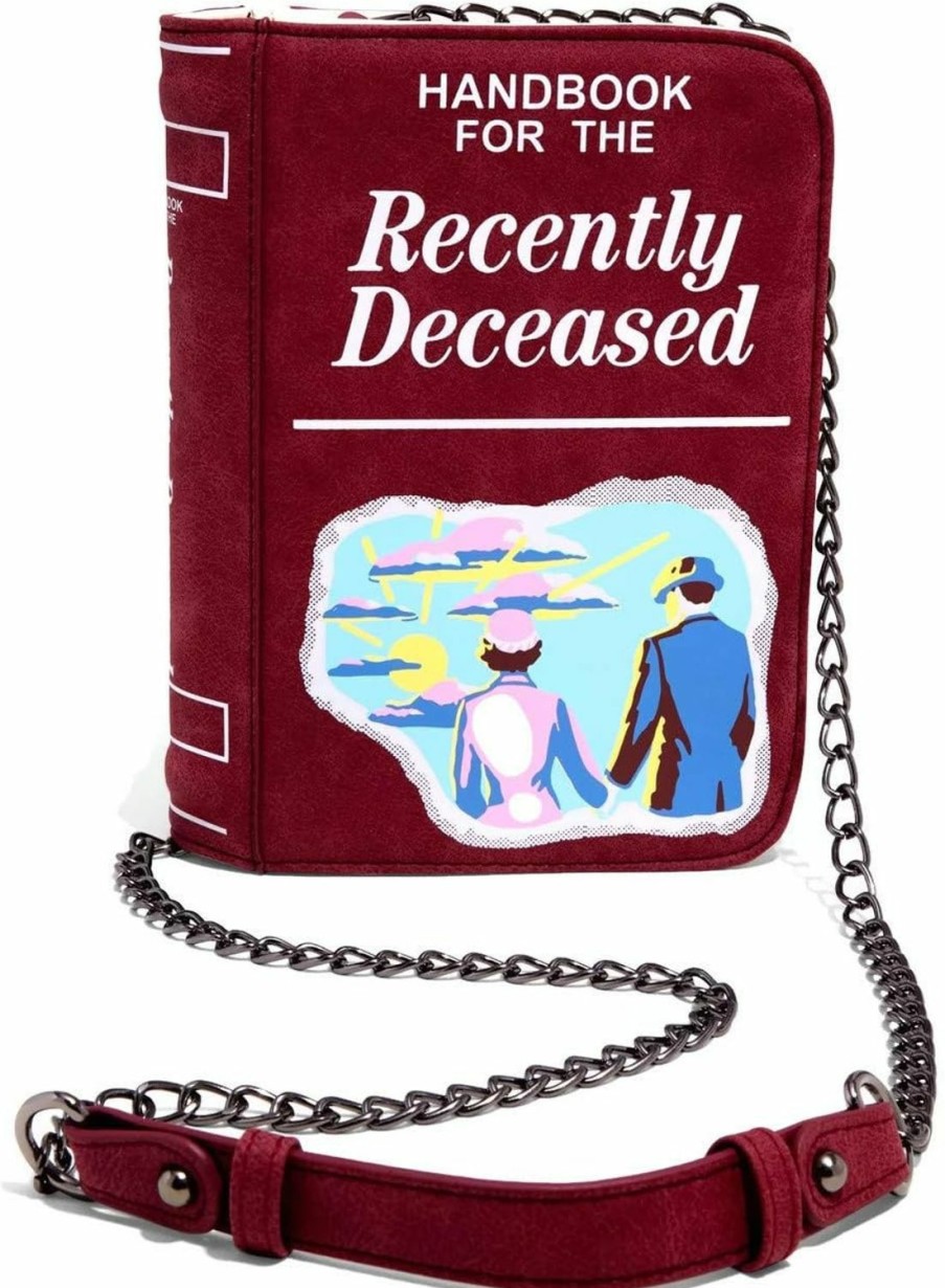 Hot Topic Crossbody Handbags | Beetlejuice Handbook For The Recently Deceased Crossbody Bag