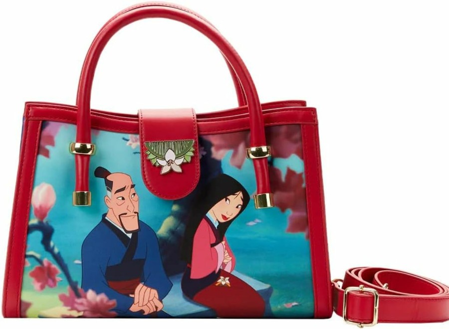 Loungefly Crossbody Handbags | Loungefly Disney: Mulan Princess Scene Crossbody Bag