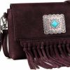 Montana West Crossbody Handbags | Wrangler Clutch Wristlet Fringe Purse Western Crossbody Bags For Women