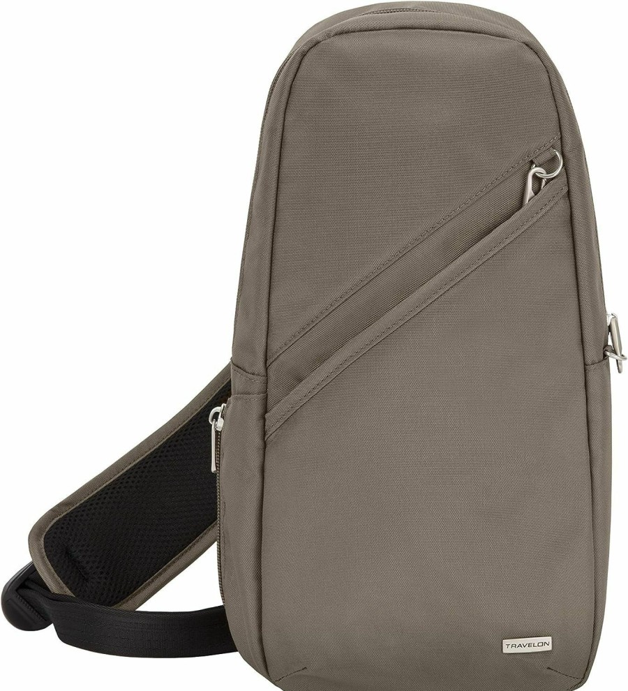 Travelon Crossbody Handbags | Travelon Anti-Theft Classic Sling Bag, Nutmeg