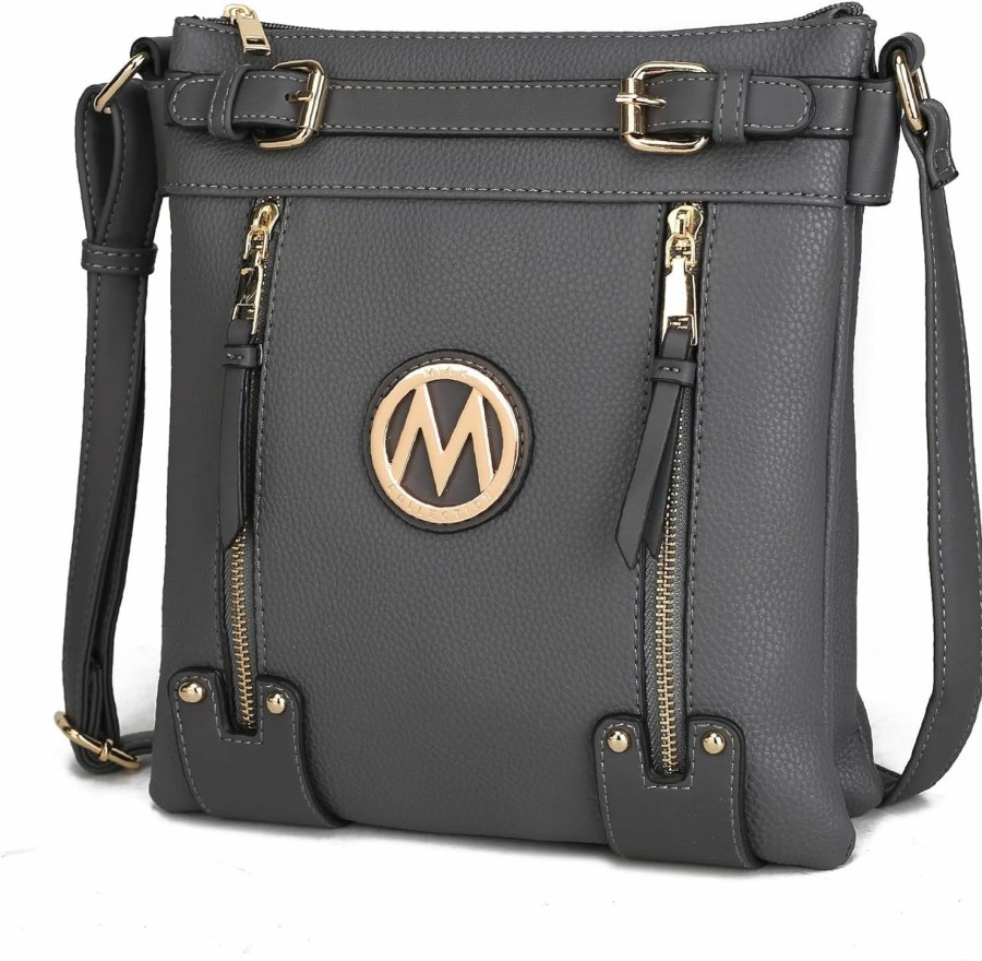 MKF Collection Crossbody Handbags | Mkf Crossbody Bag For Women Vegan Leather Crossover Designer Messenger Purse