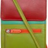 ili New York Crossbody Handbags | Ili New York 6827 Genuine Leather Crossbody Organizer With Rfid Blocking Lining