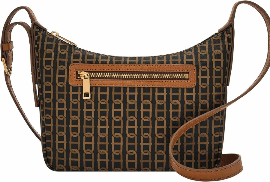 Fossil Crossbody Handbags | Fossil Women'S Cecilia Leather Crossbody Purse Handbag For Women