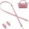 DEVPSISR Crossbody Handbags | Devpsisr Leather Purse Strap Suitable For Longchamp Handbag,Crossbody Adjustable Shoulder Strap Conversion Kit